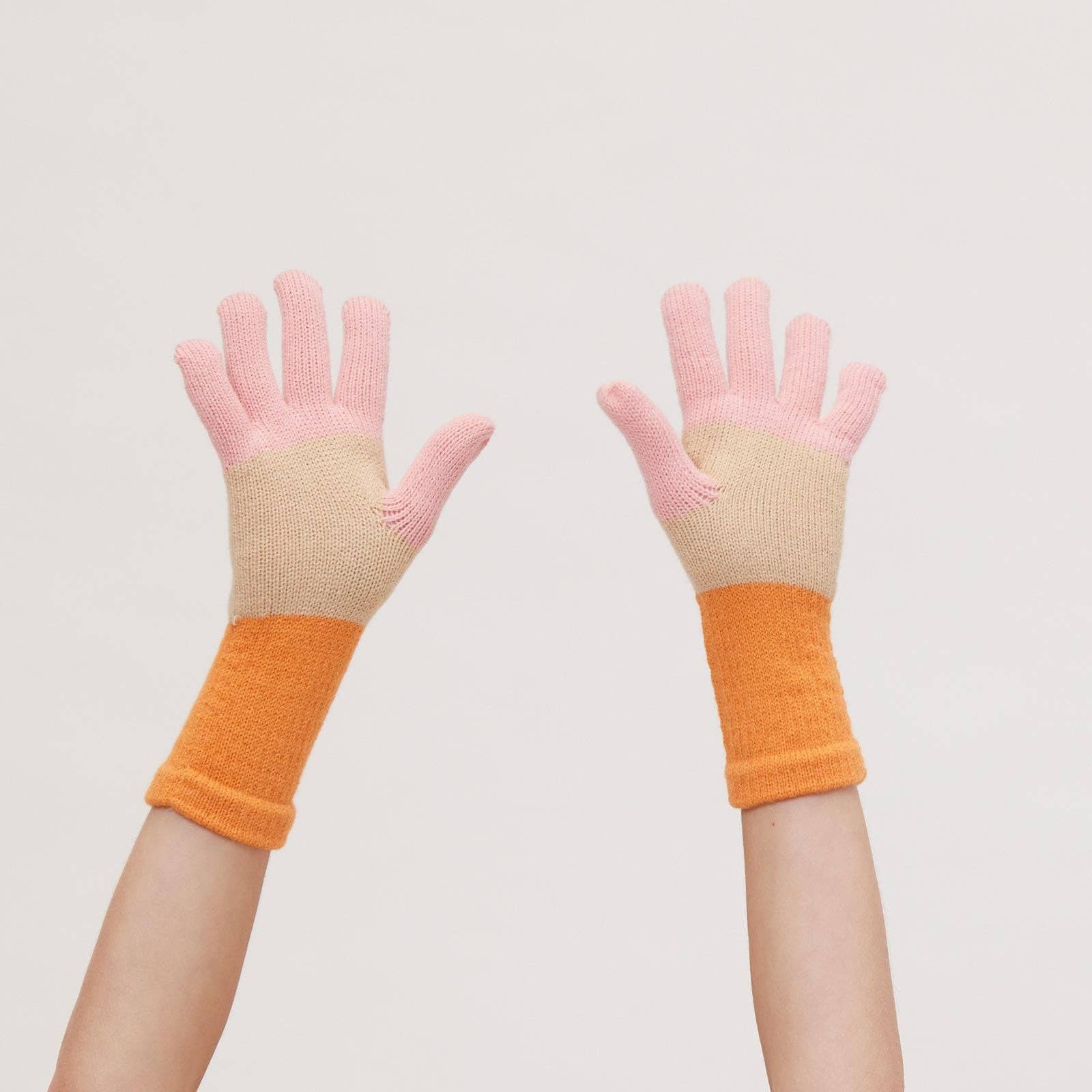 rockflowerpaper - PADDINGTON ORANGE Knit Gloves
