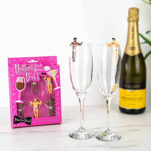 Gift Republic - Butlers In The Buff - Drink Markers