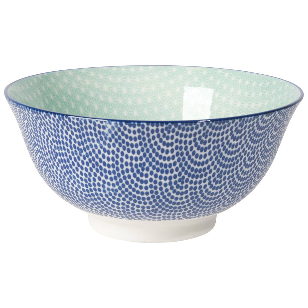 Now Designs by Danica - Blue Waves Stamped Bowl 6 inch