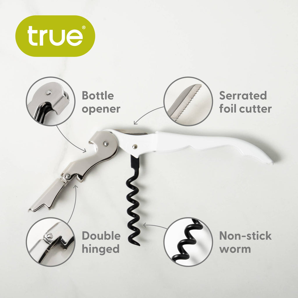 TRUE - Truetap Double-Hinged Corkscrew - ASST COLORS