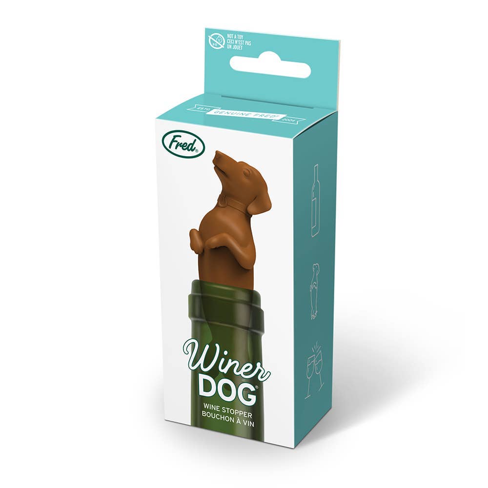 Fred & Friends Winer Dog Dachshund Bottle Stopper - Thumbnail 4