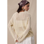 Wishlist Apparel - FISH TRIO OPEN-KNIT SWEATER