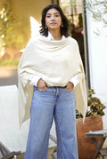 Dolma - Cashmere Poncho Oatmeal 
