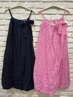 la maison des fibres naturelles - Linen strap dress 72313 100% linen lining 100% cotton