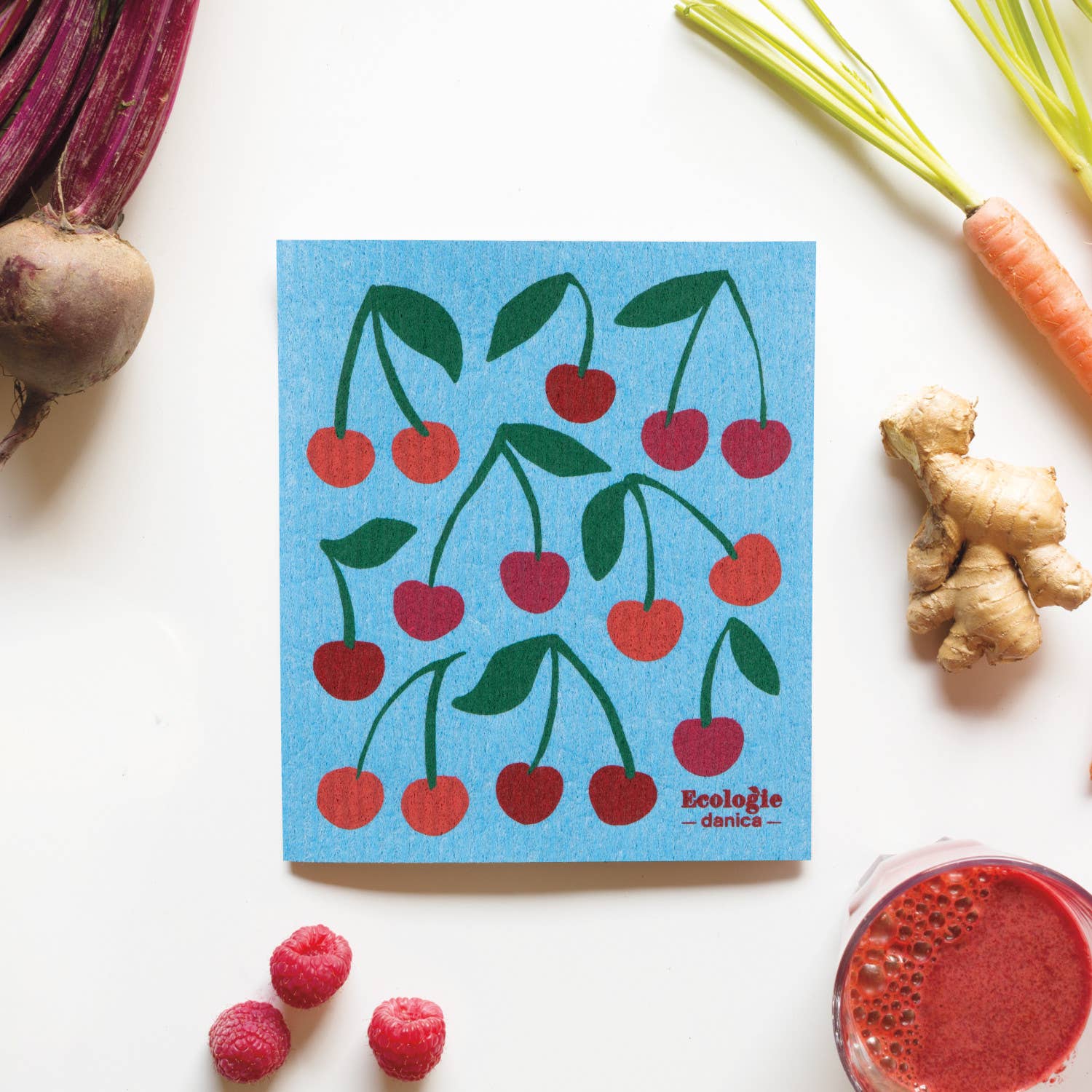 Ecologie - Wild Cherries Swedish Dishcloth