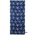 rockflowerpaper - STARFISH NAVY Reversible Beach Towel