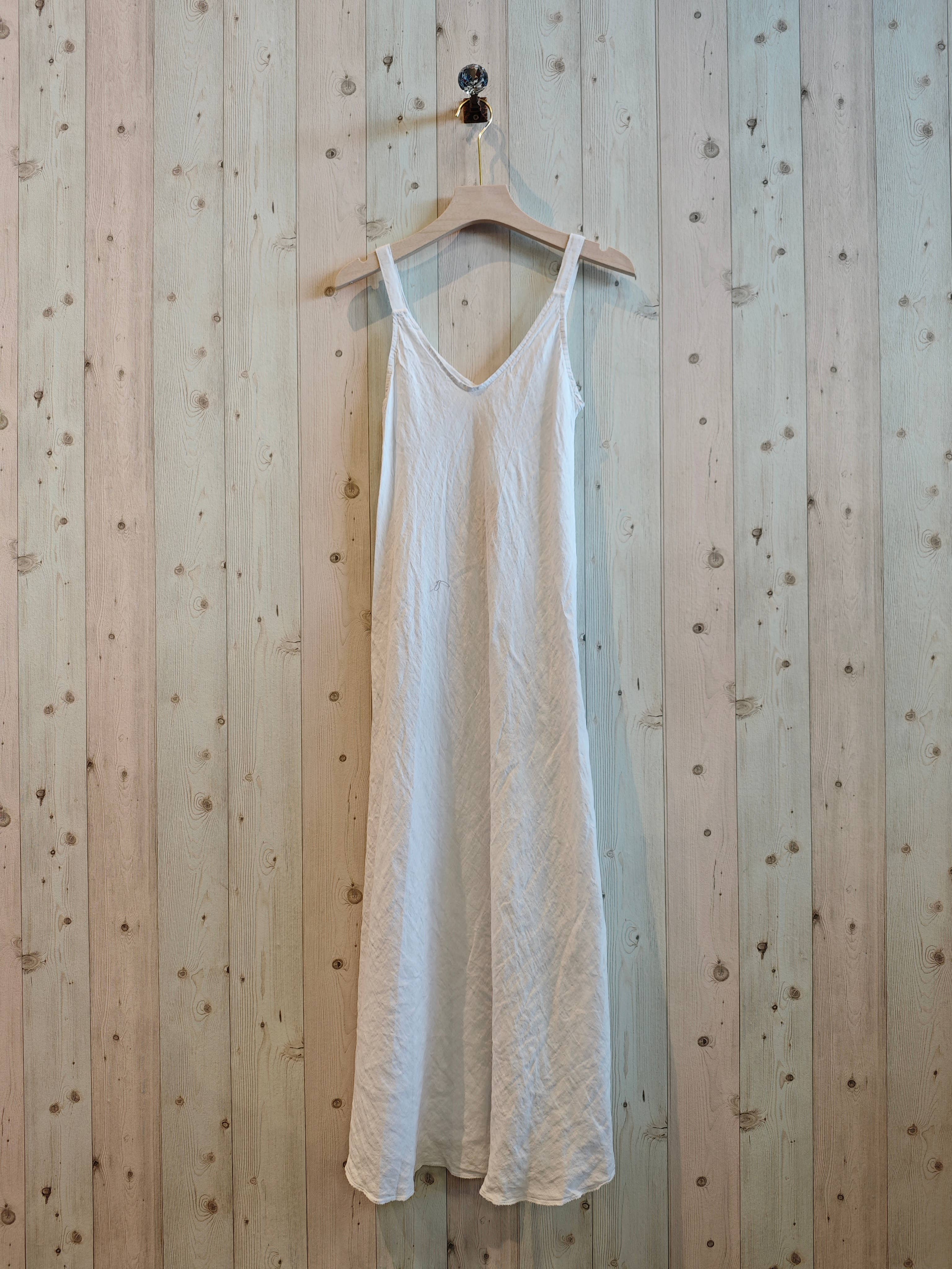 Linen & More - REF 2219 100% LINEN STRAPPY DRESS