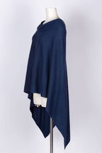 Dolma - Cashmere Poncho Navy