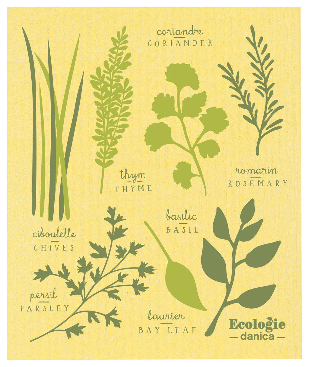 Ecologie - Les Fines Herbes Swedish Dishcloth