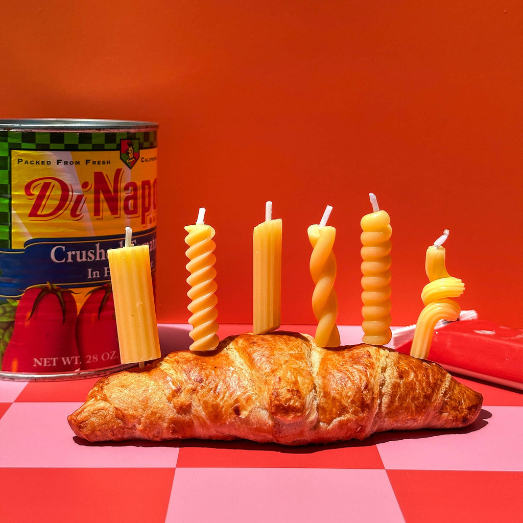 Fred & Friends - Pasta Party - Noodle Candles - Set of 6