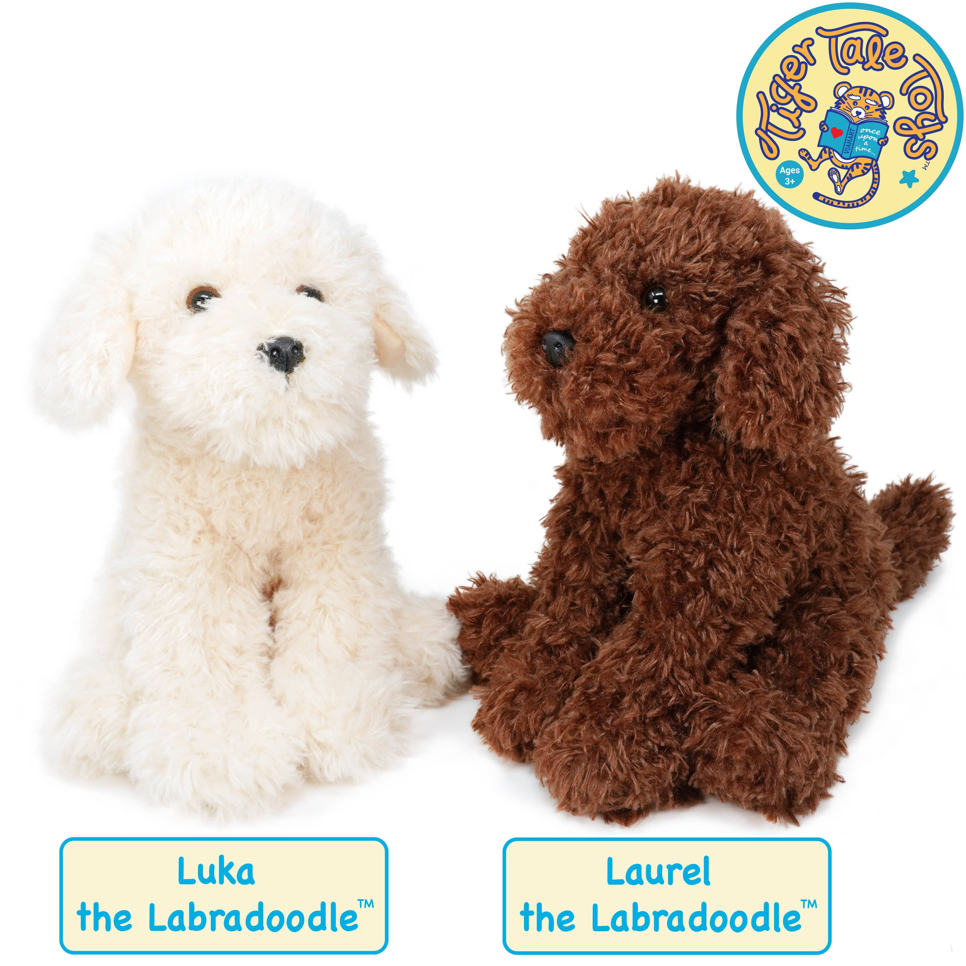 VIAHART Toy Co. - Laurel The Labradoodle | 12 Inch Stuffed Animal Plush