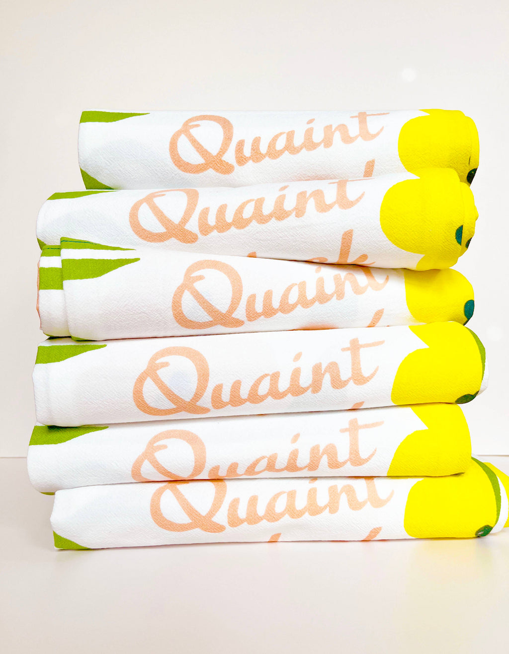 The Coin Laundry - Quaint as Fuck Flowers Kitchen Towel - Funny Home Decor