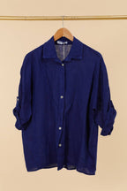 la maison des fibres naturelles - 620090u 100% linen shirt made in Italy