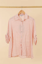 la maison des fibres naturelles - 620090u 100% linen shirt made in Italy
