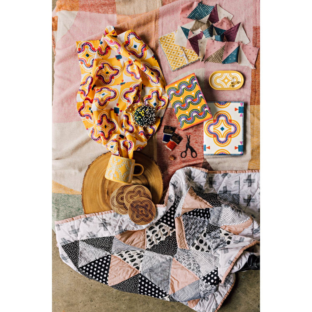 Danica Studio - Pilipala Block Print Dishtowel