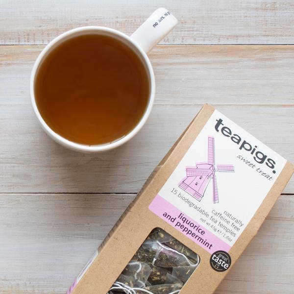 teapigs - Liquorice & Peppermint Tea - 15 Temples