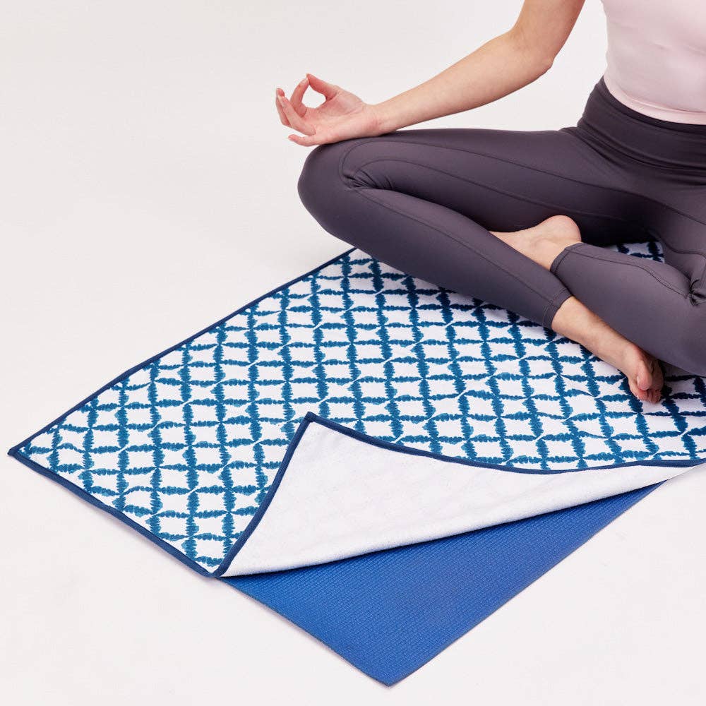 rockflowerpaper - SCOUT NAVY Yoga Towel