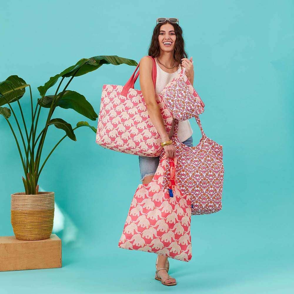 rockflowerpaper - ELEPHANTS Carryall