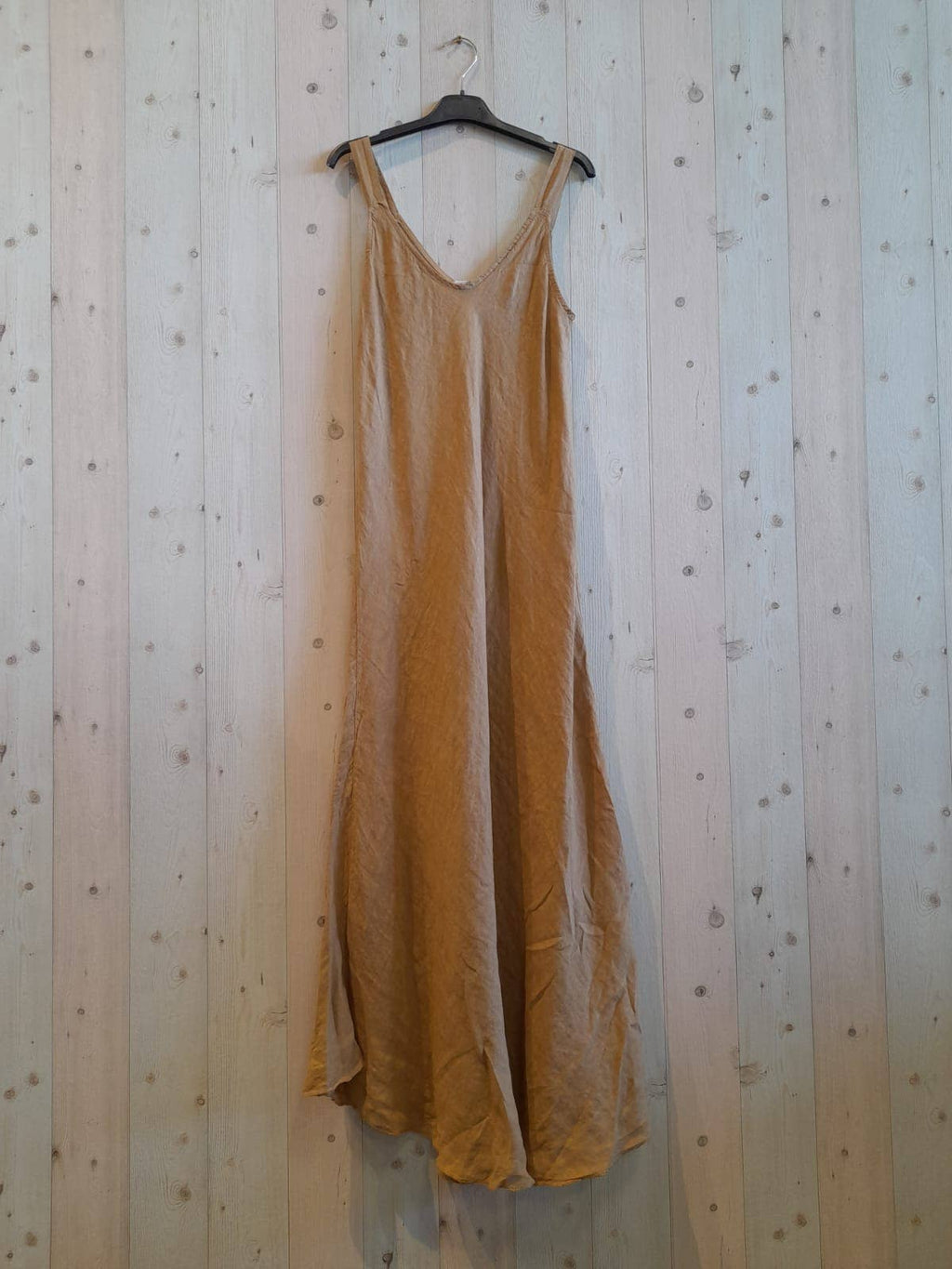 Linen & More - REF 2219 100% LINEN STRAPPY DRESS