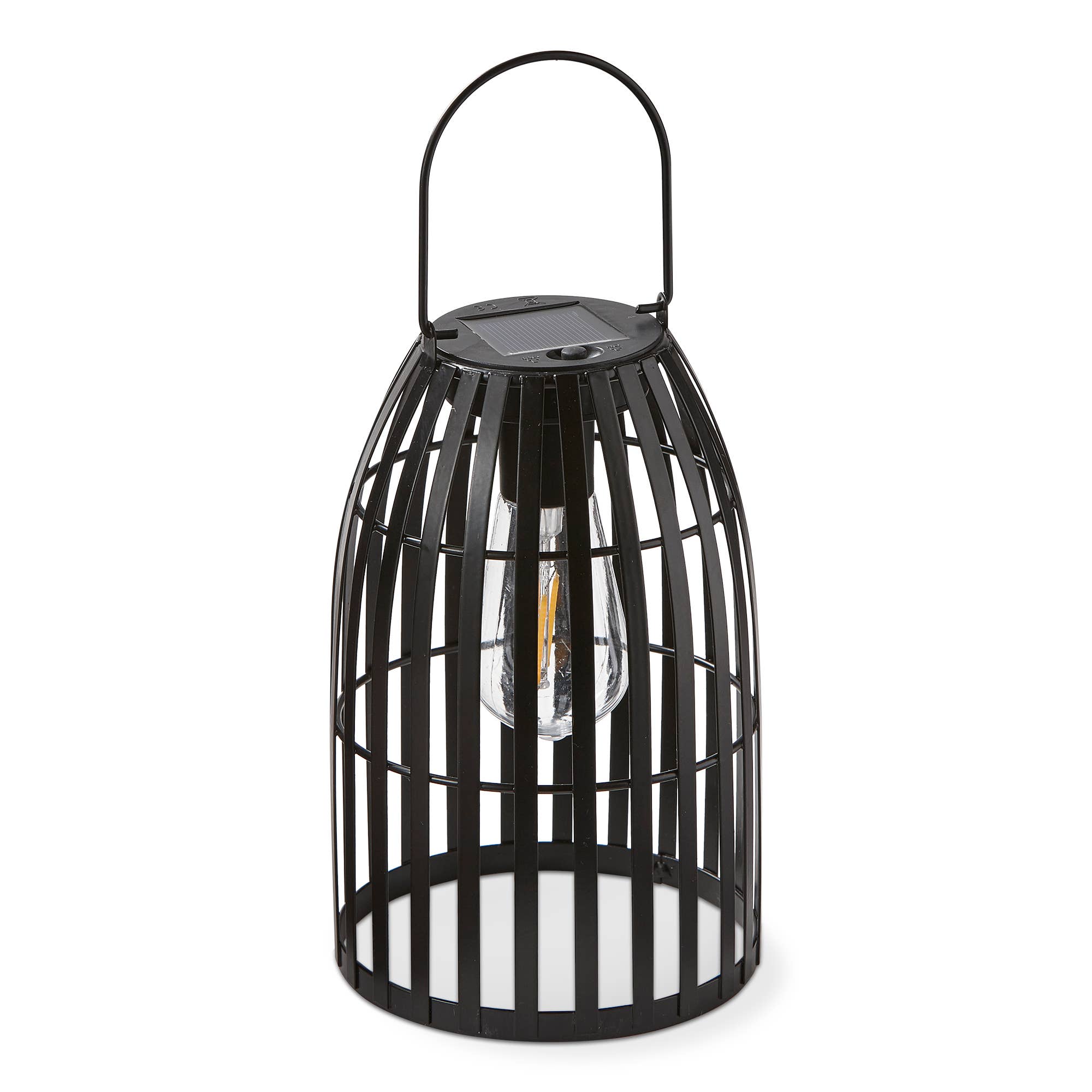 tag - Firefly Metal Solar Hanging Lantern - Black