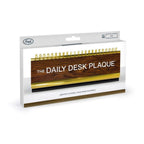 Fred & Friends - Daily Desk Plaque - Desktop Flip Book - 50 Fun Phrases