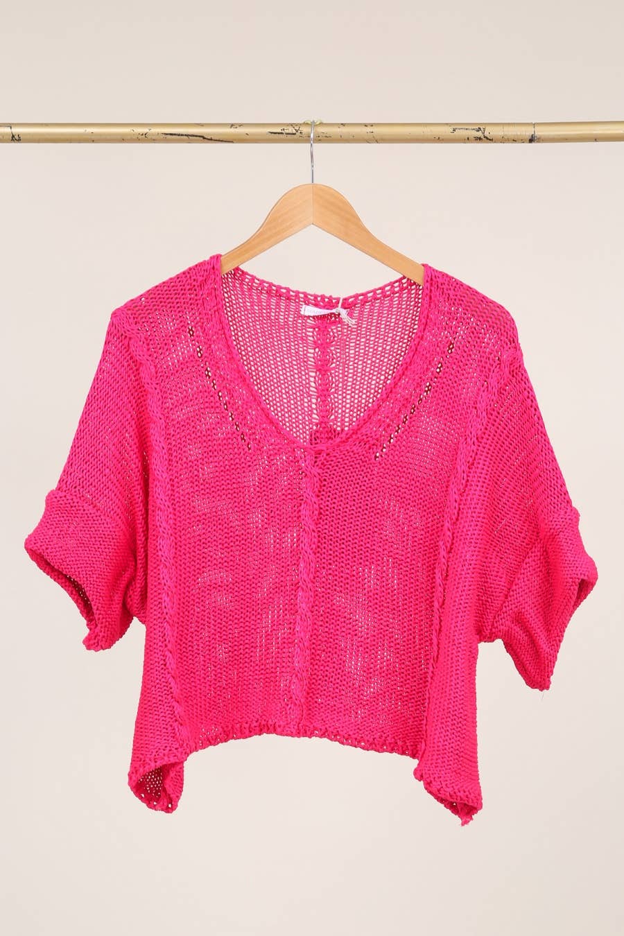 la maison des fibres naturelles - Cotton knit sweater 1916 100% LINEN