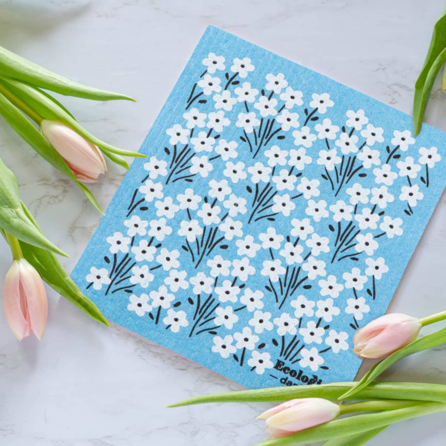 Ecologie - Bouquet Blue Swedish Dishcloth