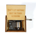 Bad Betty Greeting Co. - Funny "You Are My Sunshine" Hand-Crank Music Box