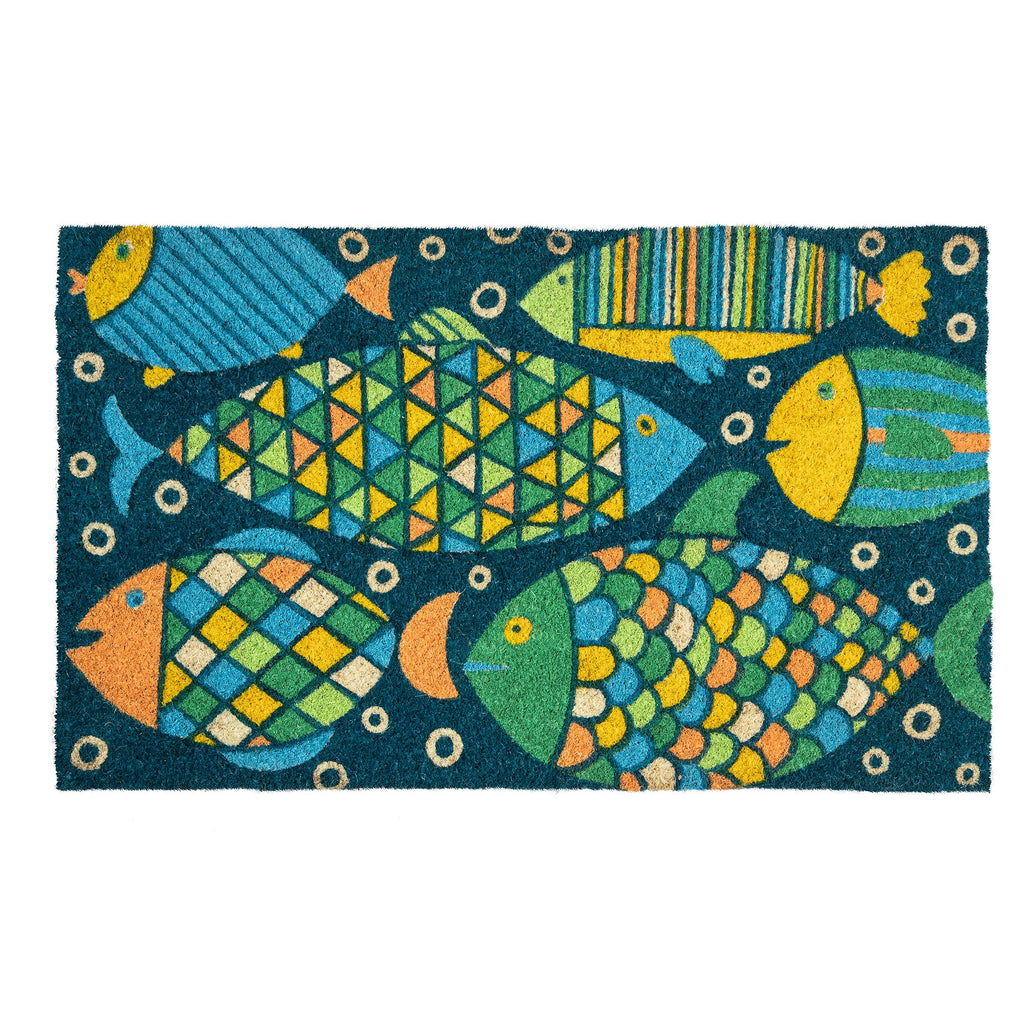 Entryways - Fancy Fish Coir Doormat