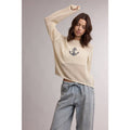Wishlist Apparel - SAILOR ANCHOR OPEN KNIT SWEATER