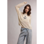 Wishlist Apparel - SAILOR ANCHOR OPEN KNIT SWEATER