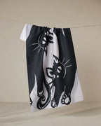 Geometry - Night Zoomies Tea Towel