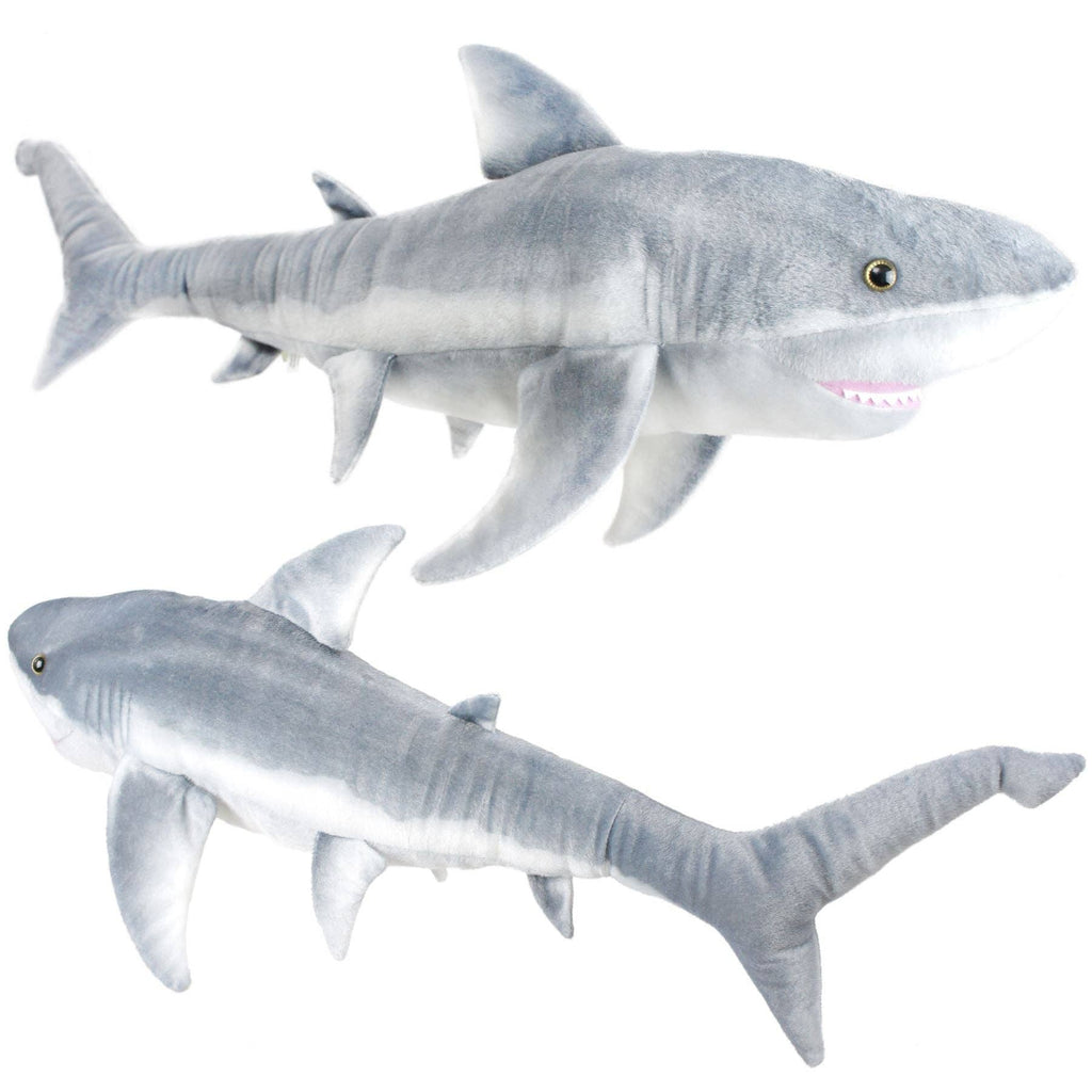 VIAHART Toy Co. - Sammy The Shark | 36 Inch Stuffed Animal Plush | By TigerHart Toys