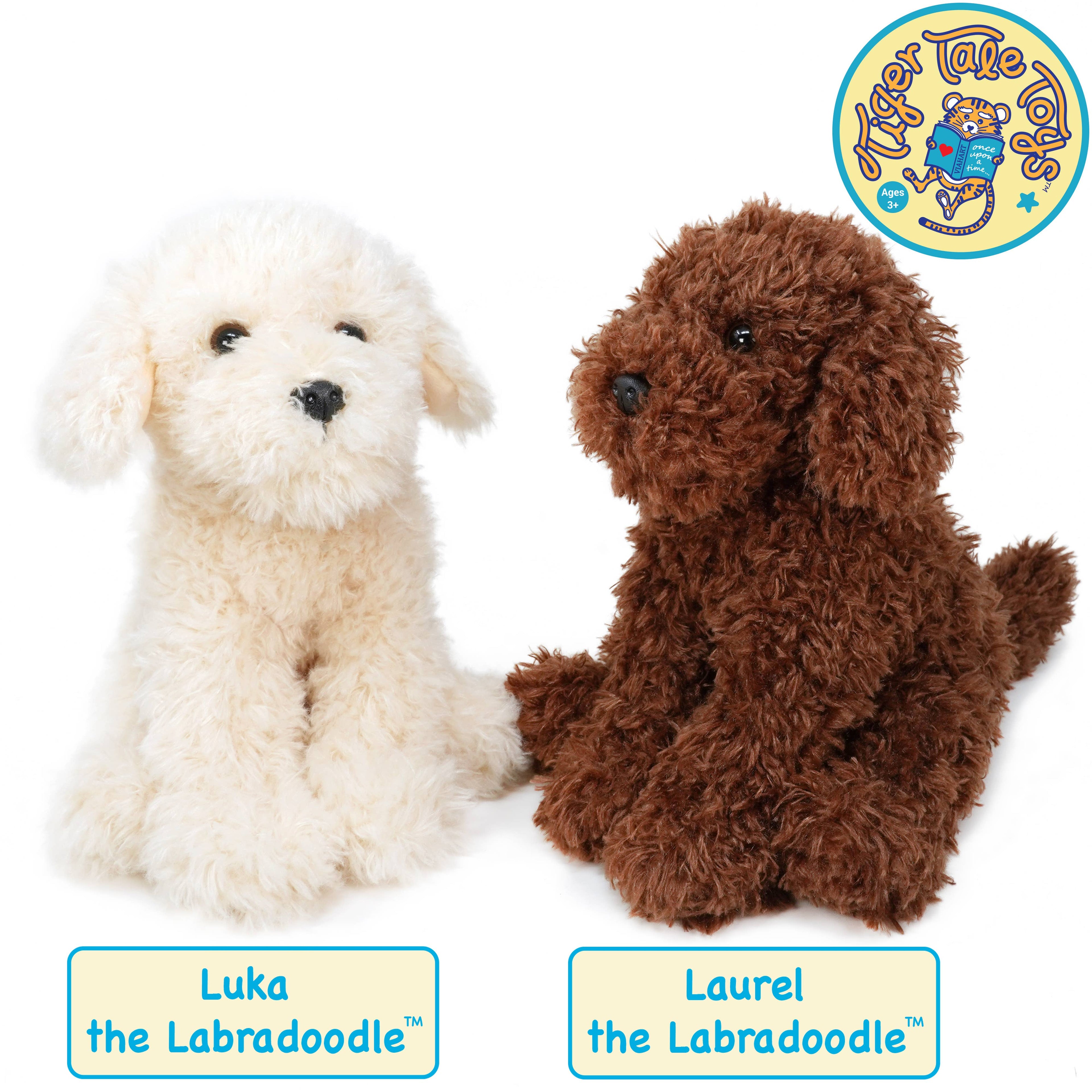 VIAHART Toy Co. - Luka The Labradoodle | 12 Inch Stuffed Animal Plush