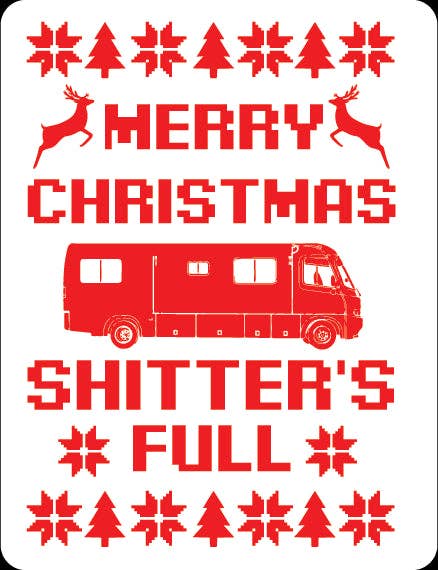 House of Swank Clothing - Shitter's Full Sticker