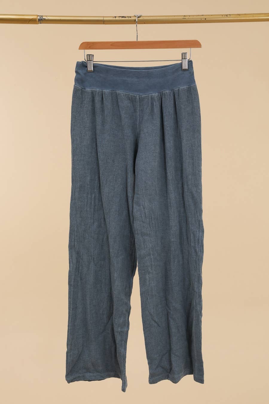 la maison des fibres naturelles - Cold dye pants 921 10% linen 90% cotton