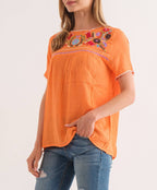 Raj Trading & Imports (USA) Inc. - Juna Embroidered Top 1295