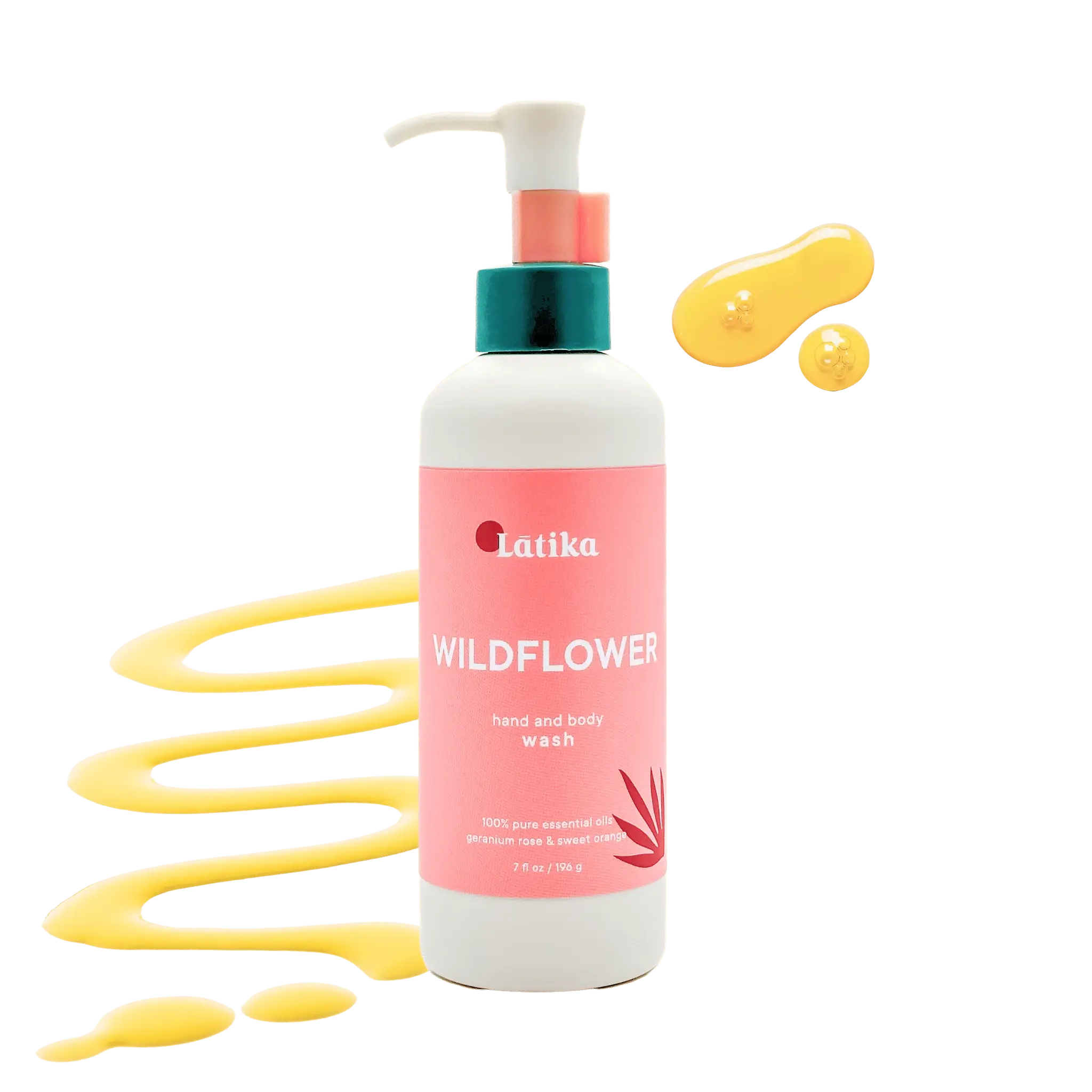 Latika Beauty - Organic Body Wash - WILDFLOWER- Geranium essential oil