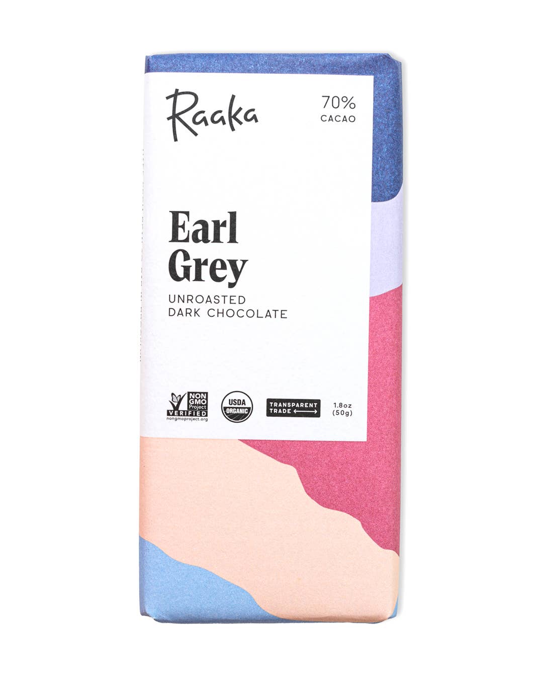 Raaka Chocolate - 68% Earl Grey Tea Chocolate - Spring Limited Batch