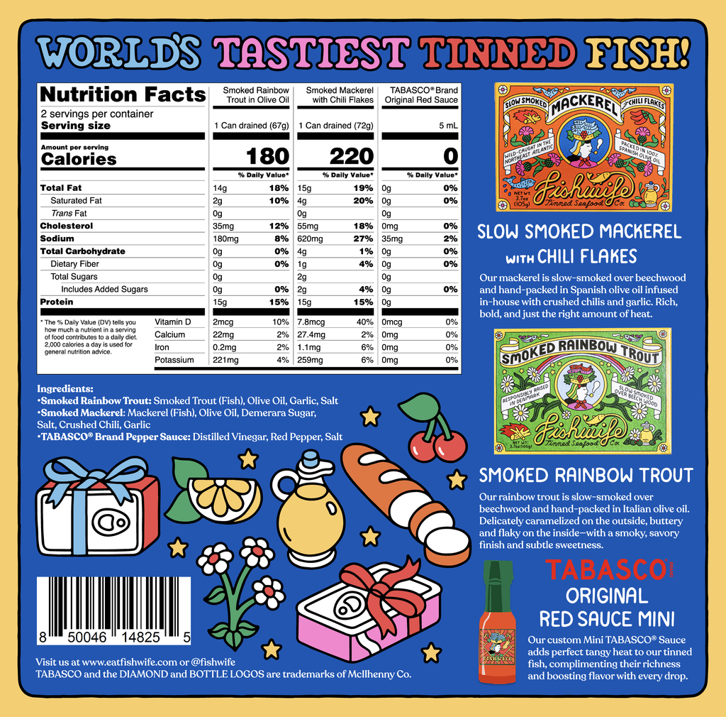 Fishwife - Tinned Fish & Hot Sauce Gift Set