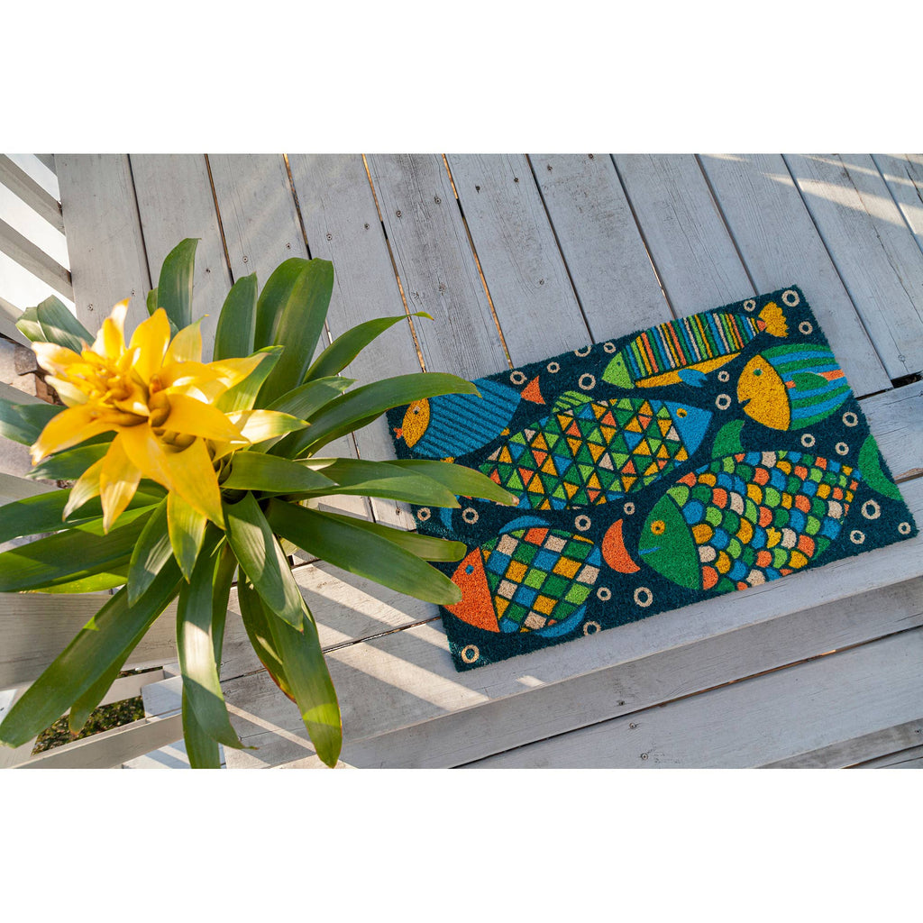 Entryways - Fancy Fish Coir Doormat