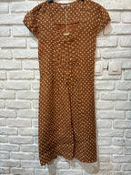 la maison des fibres naturelles - Polka dot patterned linen dress 9109 100% linen