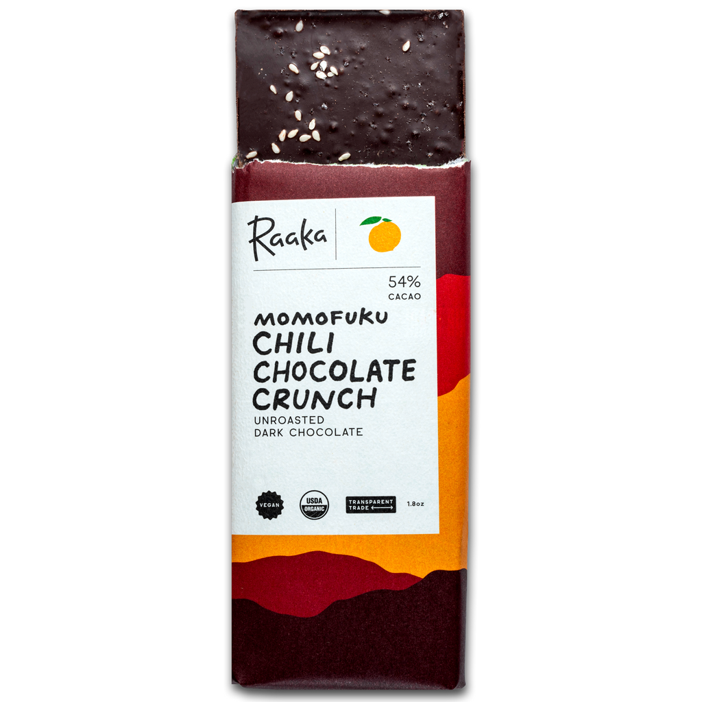 Raaka Chocolate - Momofuku Chili Chocolate Crunch - Limited Edition Batch
