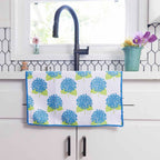 rockflowerpaper - HYDRANGEA BLUE blu Kitchen Tea Towel