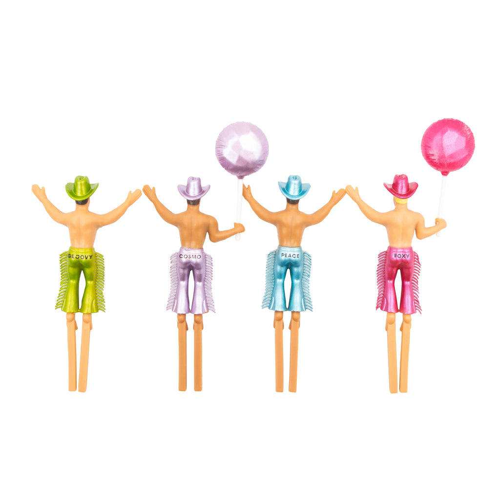 NPW - Hunky Cake Topper-4 Pack