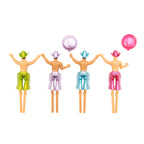 NPW - Hunky Cake Topper-4 Pack