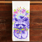 katzpajamas - Racoon Kitchen Tea Towel Flour Sack Cotton
