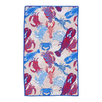 rockflowerpaper - SANDY CLAWS blu Kitchen Tea Towel