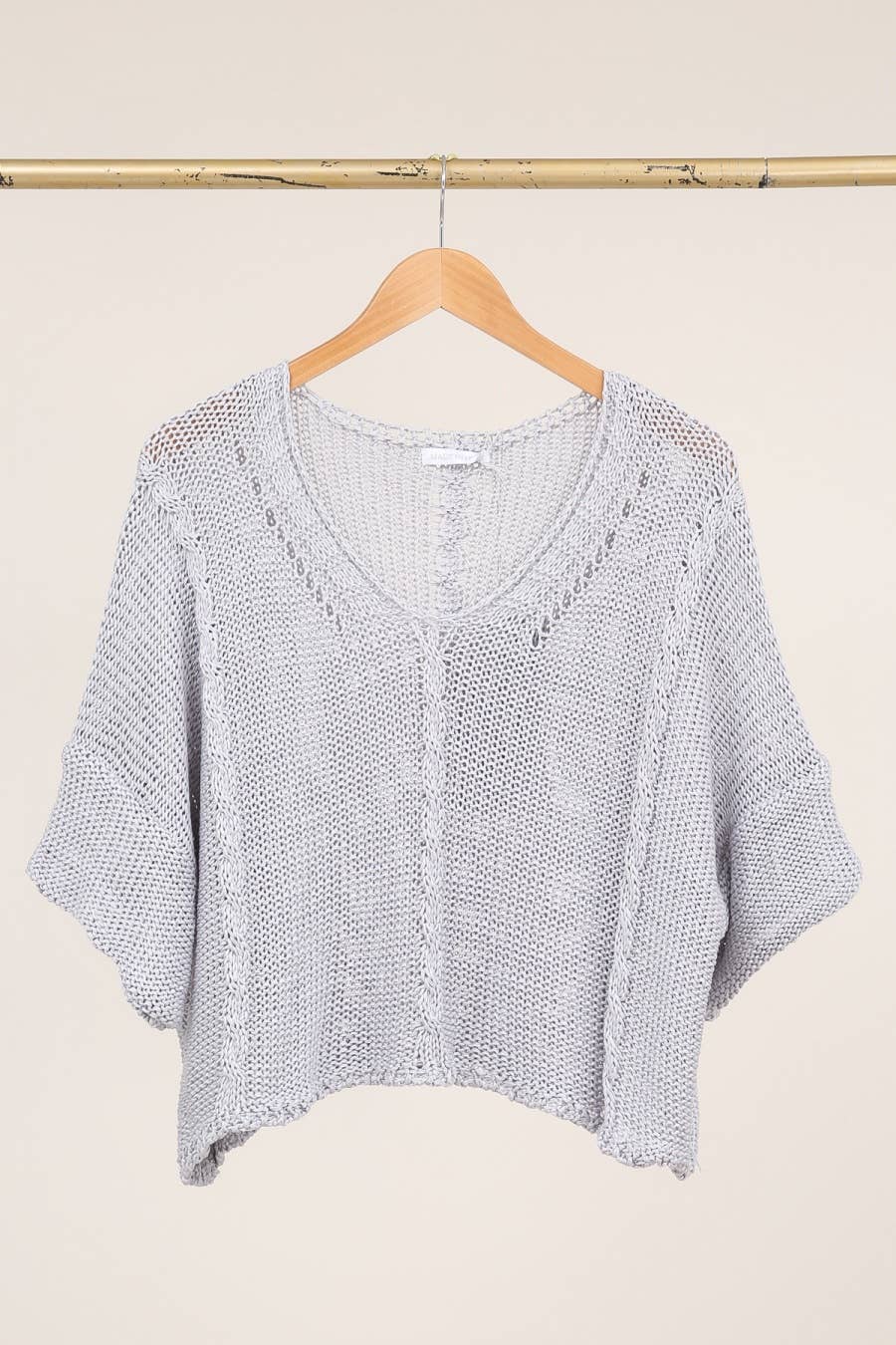 la maison des fibres naturelles - Cotton knit sweater 1916 100% LINEN
