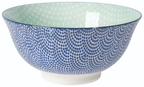 Now Designs by Danica - Blue Waves Stamped Bowl 6 inch
